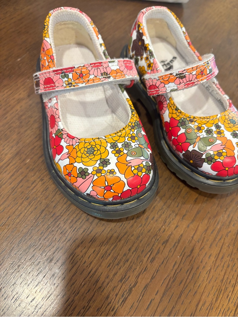 Dr Martens Children's Shoes Mary Jane Tully Pink Vintage Garde